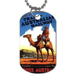  Vintage Travel Poster Trans DOG TAG COOL GIFT Everything 