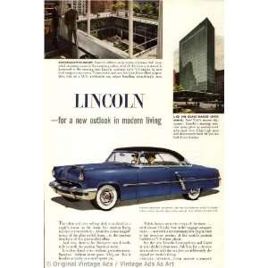   Lincoln for a new look in modern living Vintage Ad