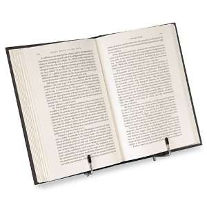  comfortable reading angle.   Adjustable; folds flat for easy storage