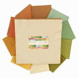   Solids 10 Layer Cake Warm Pastels By The Each Arts, Crafts & Sewing