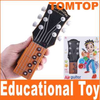 IR Electronic Music Air Guitar Toy Gift for Kids Black  