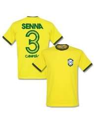 1970 Brazil World Cup Shirt + Senna Commemorative Edition Name and 
