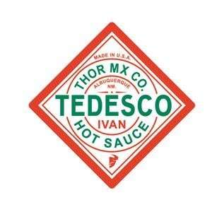  Thor Motocross Rider Patch Decals   5/Tedesco Automotive