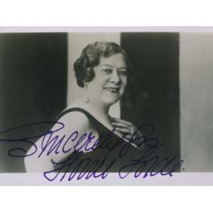  Florrie Forde Music Hall Singer from Australia Stretched 