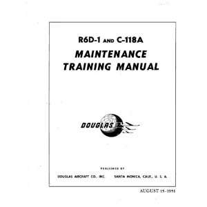  Mc Donnell Douglas C 118 R6D Aircraft Maintenance Manual 