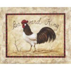  Barnyard King   Poster by Peggy Thatch Sibley (10x8)