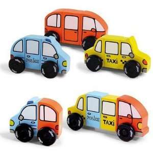  Vilac Magnetic Car Shaped Blocks Baby