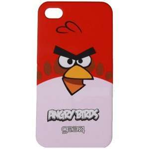  Angry Birds Iphone 4 Back Cover Red Bird Plastic Protect 