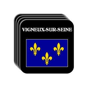  Ile de France   VIGNEUX SUR SEINE Set of 4 Mini Mousepad 