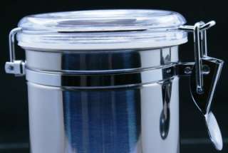Stainless Steel Canister Hinged Lid 1100ml FX 160  