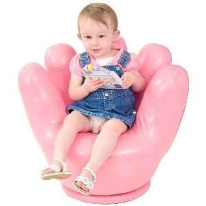   Glove Swivel Lounge Chair [KG BK06 S122 PINK GG]