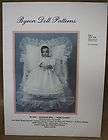 1985 Byron 12.75 Doll Clothes Pattern Bebe Claire Pillow Dress Bonnet 