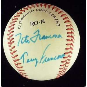  Terry Francona Autographed Baseball   Tito & Nl ~ Psa Coa 