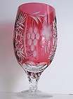 AJKA HUNGARY MARSALA CRANBERRY CASED CUT TO CLEAR CRYSTAL ICED 