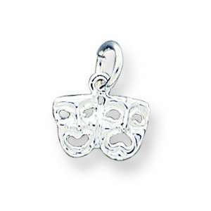  Sterling Silver Comedy/Tragedy Charm Jewelry