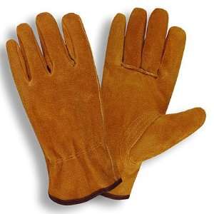 Select Split Russet Leather Cowhide Drivers Gloves (QTY/12)  