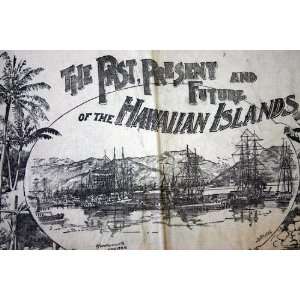  1898 Annexation of Hawaii, Illustrated Newspaper.