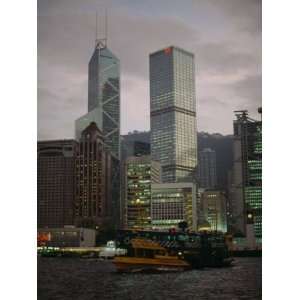  Wan Chai Skyline and a Ferry Crossing Hong Kongs Victoria 