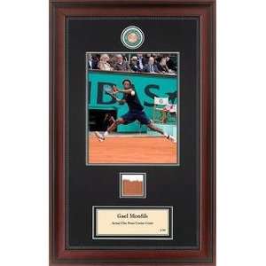 Gael Monfils 2008 Roland Garros Memorabilia With Clay  