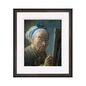  Self Portrait With An Easel C177579 Framed Giclee Print 