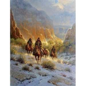  G Harvey Trailing The Canyon Light By G. Harvey Giclee On 