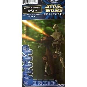  Star Wars Sticker~ Star Wars Episode I~ Battle Droid On 