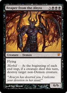 Reaper from the Abyss   Innistrad MtG Magic Black Mythic 1x x1 