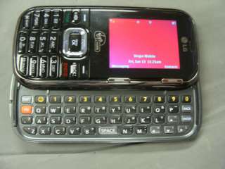 VIRGIN MOBILE LG RUMOR 2 VM265 LX265 265 CELL PHONE QWERTY BLACK 