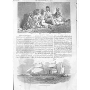   Kaffir Prisoners Cape Town 1853, Australian Ship Antel