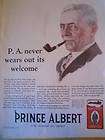 1927 PRINCE ALBERT TOBACCO PA doesnt wear out ad