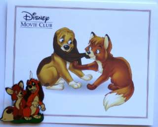   FOX and The HOUND PIN Disney Movie Club VIP DMC #40 Copper & Todd NEW