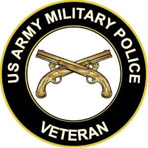   US Army Military Police Veteran Decal Sticker 