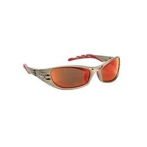  Fuel Safety Glasses 11640 Red Mirror Lenses By AO Safety 