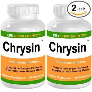 BOTTLES Chrysin 360 total Capsules Anti Estrogen Aromatase Inhibitor 