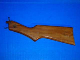 Vintage Daisy Red Ryber BB Gun Carbine Wooden Stock & Spring Carved 