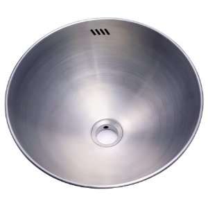   HILLS Stainless Steel Double Layer Round Vanity Single Bowl Ves Home