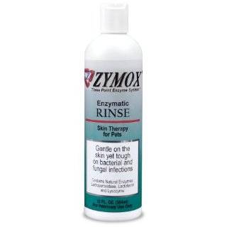 Zymox Medicated Antibacterial Pet Rinse, 12 Ounce