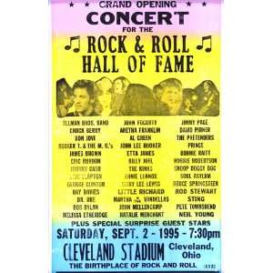   , Dr.Dre, Billy Joel and More 14 X 22 Vintage Style Concert Poster