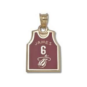  LeBron James Miami Heat 5/8 James #6 Enameled Jersey 