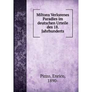  Miltons Verlorenes Paradies im deutschen Urteile des 18 