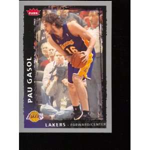  2008 09 Fleer #104 Pau Gasol Sports Collectibles