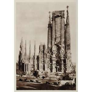   Familia Barcelona Antoni Gaudi   Original Photogravure