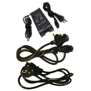  Laptop/Notebook AC Adapter/Battery Charger with 3 Power Cords 
