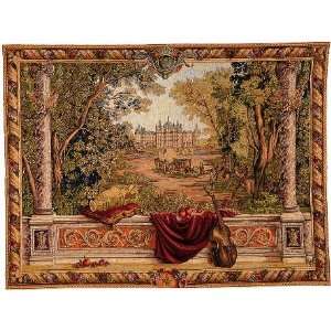  Verdure Au Chateau Wall Tapestry