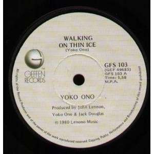   ICE 7 INCH (7 VINYL 45) SOUTH AFRICAN GEFFEN 1980 YOKO ONO Music