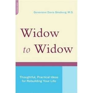  Widow to Widow Genevieve Davi Ginsburg  Books