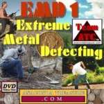EMD Extreme Metal Detecting Coin Hunting DVD video 6pk ATC Anaconda 