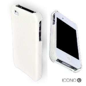  ICONO APERTUS White Slim Genuine Leather Open Top Case for 