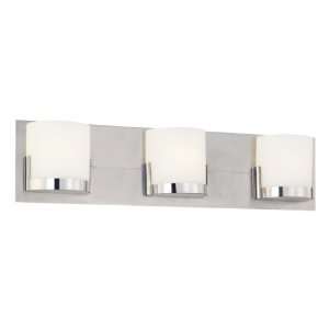  Convex Collection 3 Light 21ö Brushed Aluminum Back Plate 