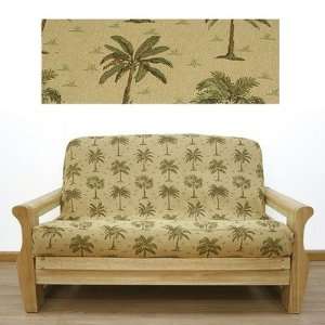 Desert Palm Futon Cover Size Ottoman